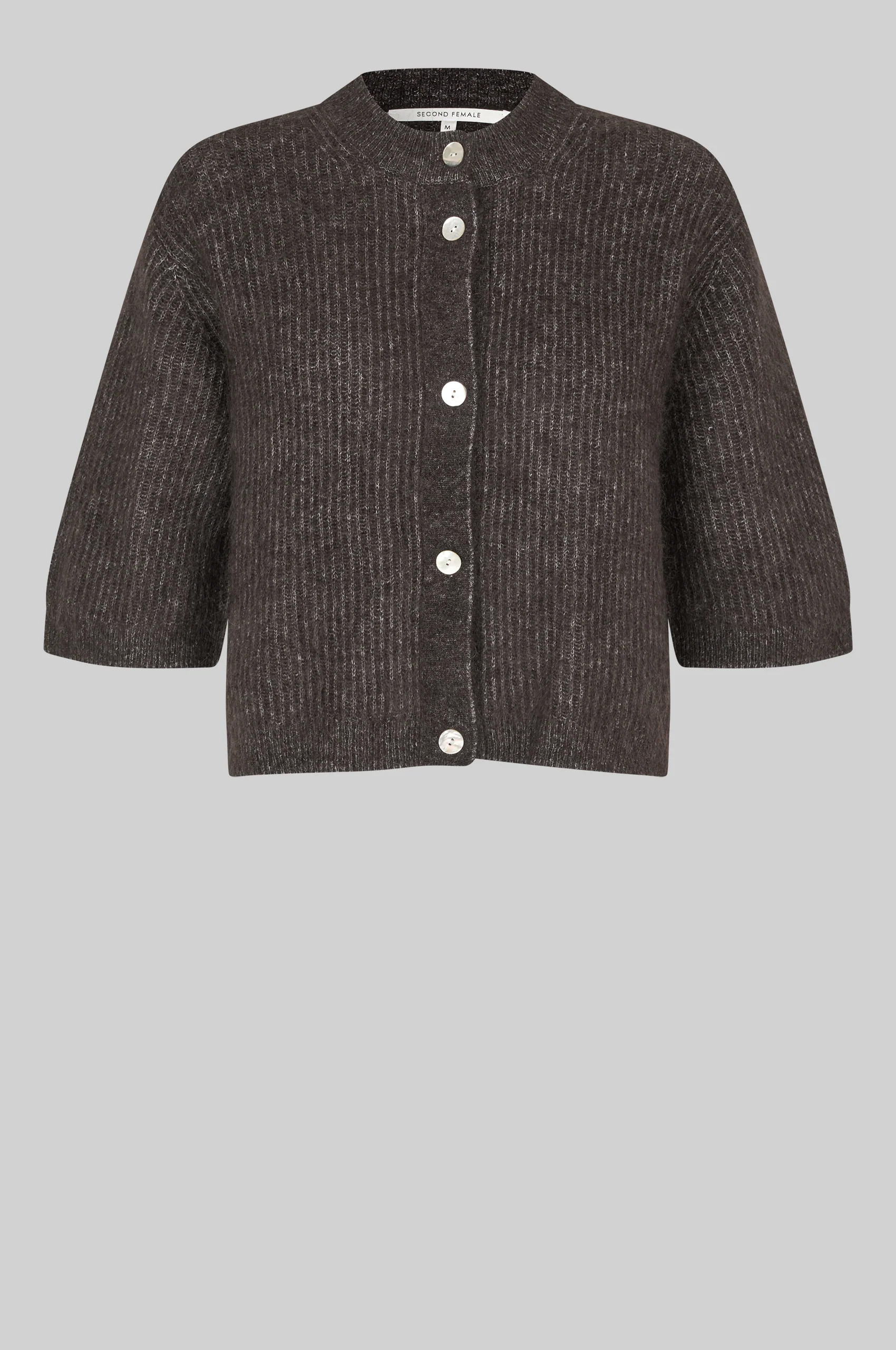 Andrea Knit Rib Cardigan - Image 6