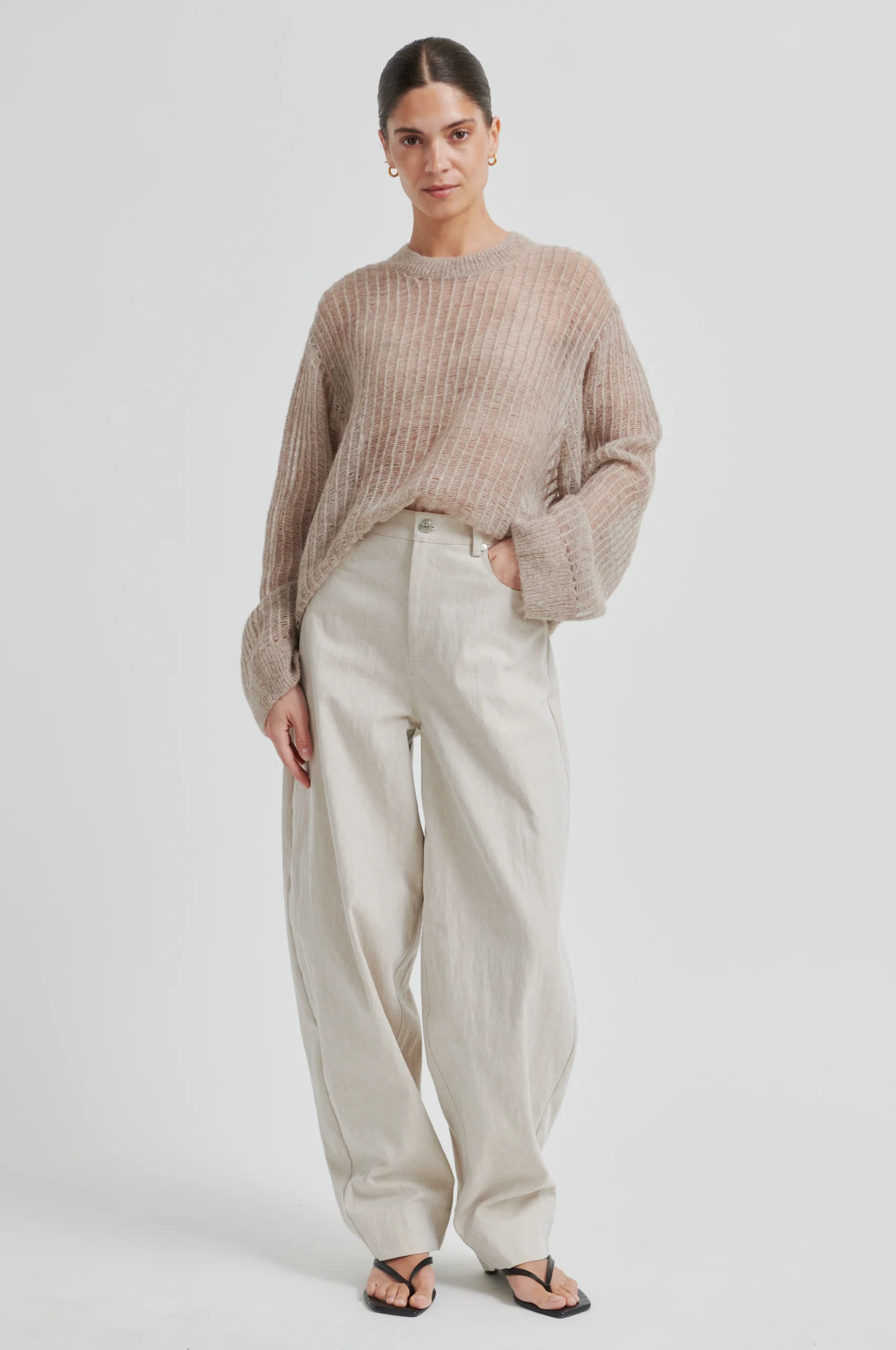 Bacoli Barrel Trousers - Image 4