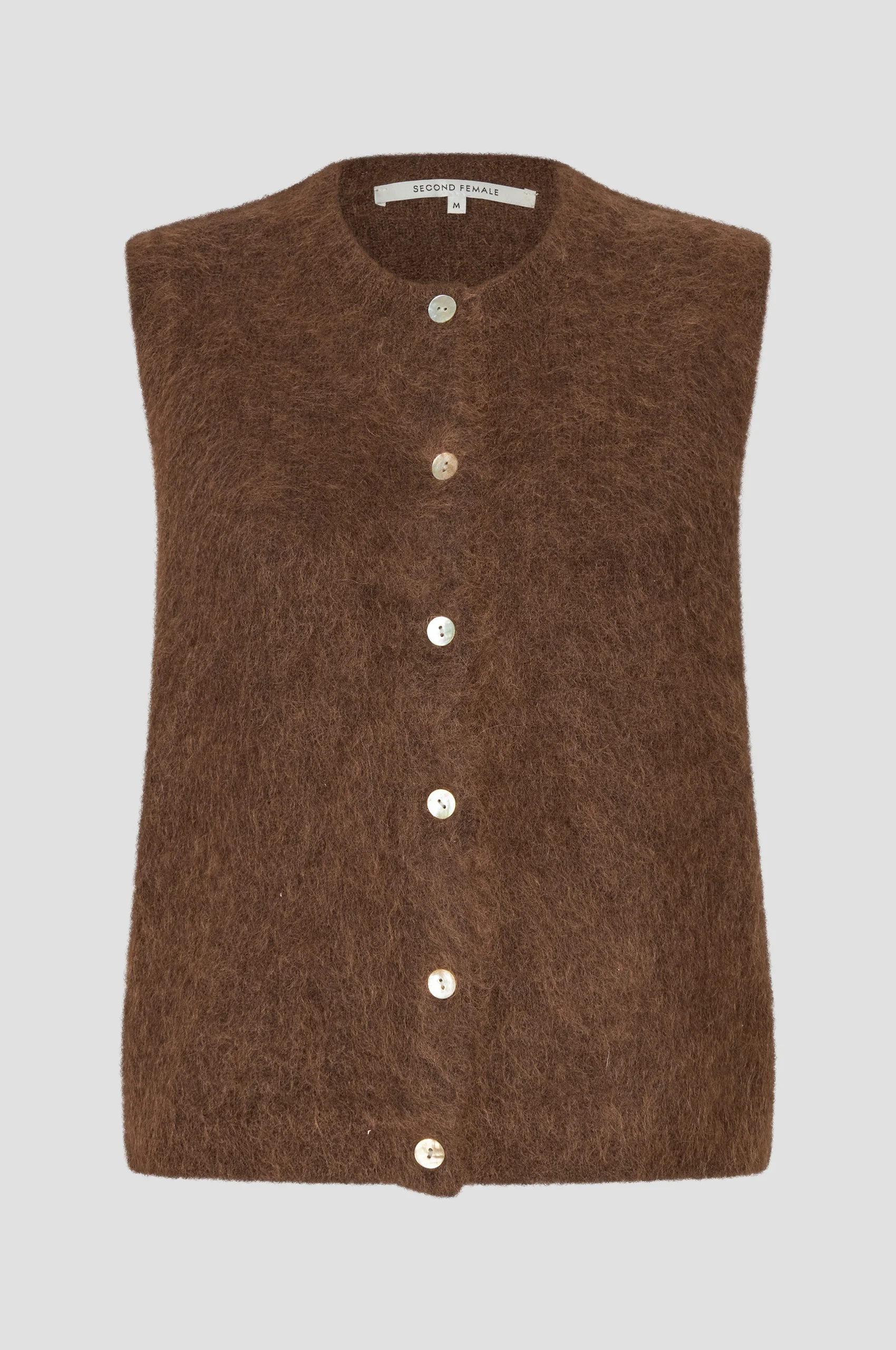 Brook Knit Button Vest - Image 2