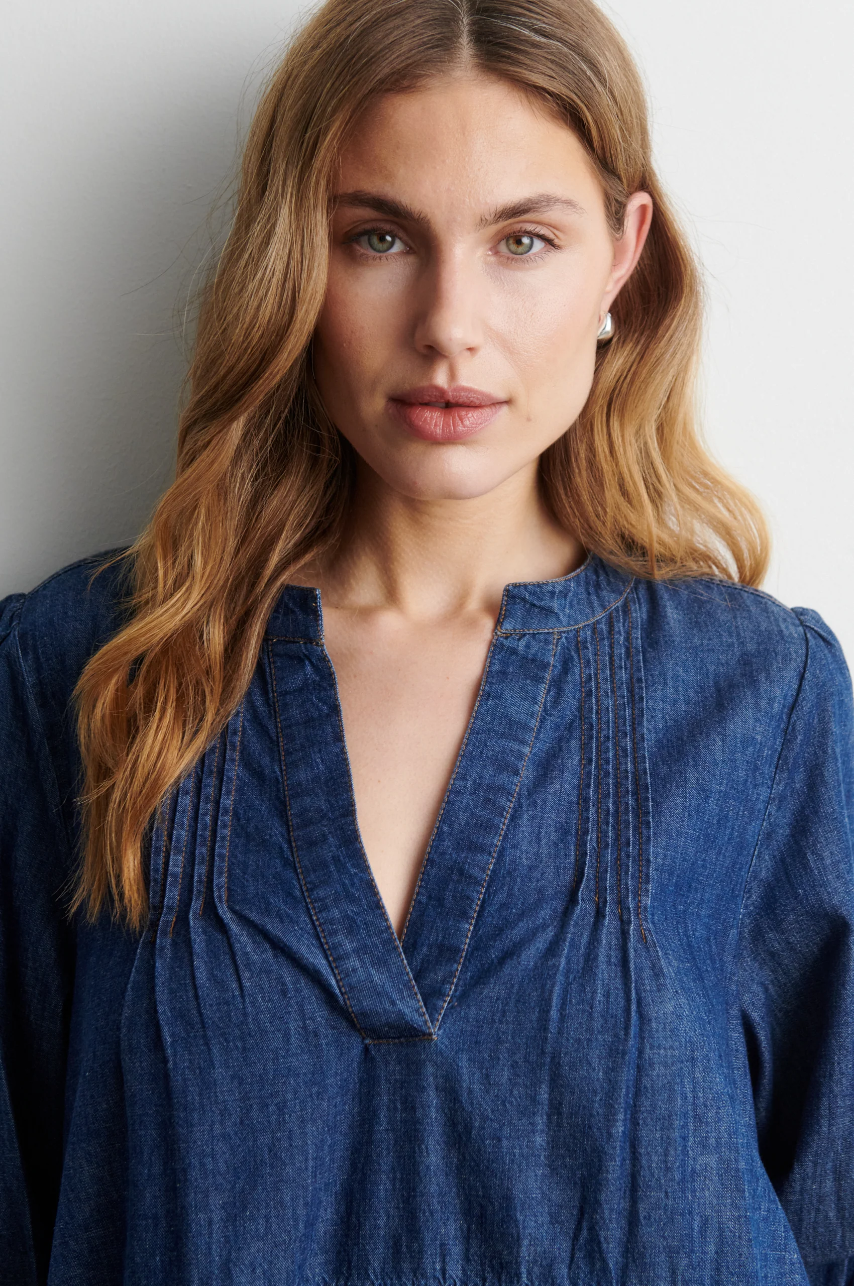 Evana Denim Tunic Dress - Image 4